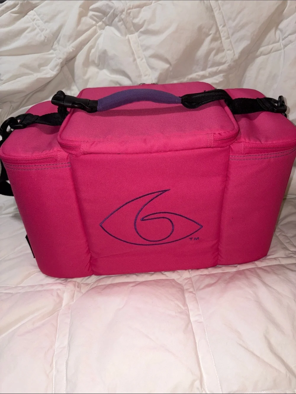 Six Pack Fitness Innovator Insulated Cooler Bag Black Meal Prep Management